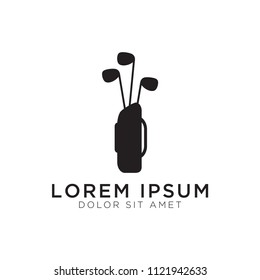 Illustration of golf logo design template vector