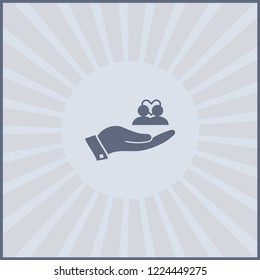 illustration of good family vector