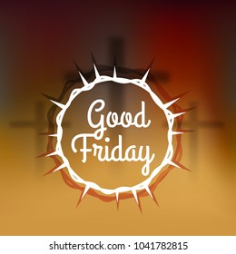 Illustration Of Good Friday Background.