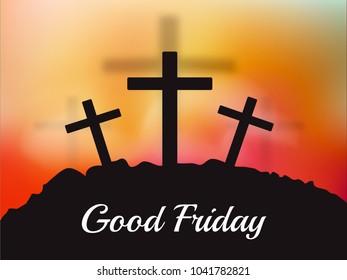 Illustration Of Good Friday Background.