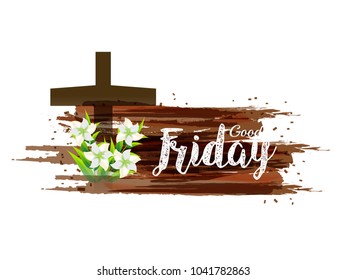 Illustration Of Good Friday Background.
