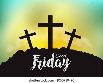 Illustration Of Good Friday Background.