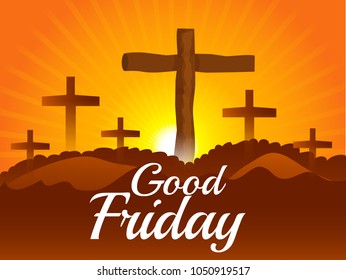 Illustration Of Good Friday Background.