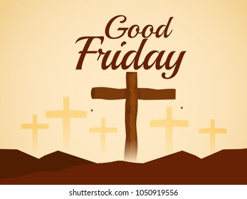 Illustration Of Good Friday Background.