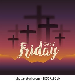 Illustration Of Good Friday Background.
