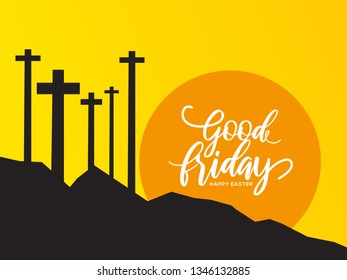 Illustration Of Good Friday Background.