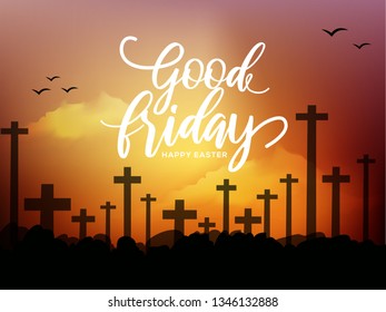 Illustration Of Good Friday Background.