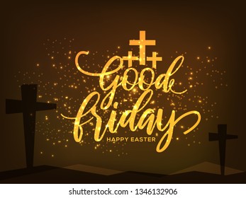 Illustration Of Good Friday Background.