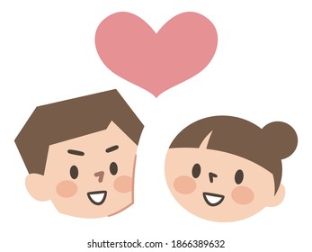 仲良し夫婦 のイラスト素材 画像 ベクター画像 Shutterstock