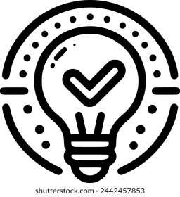 illustration good idea icon hand make