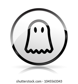 Illustration of gost icon on white background
