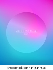 Illustration of a gradient background. Gradient mesh background color with gradient circle. New abstract modern vector screen design for mobile application. Soft color gradients. Rectangular pattern