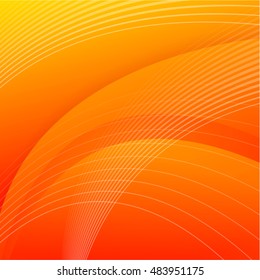 Illustration of gradient orange and yellow background design
