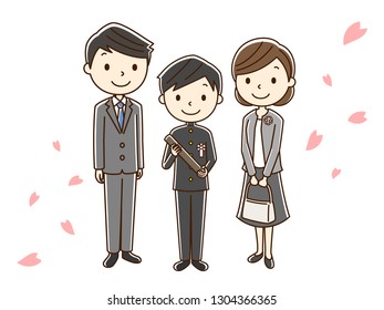 Illustration of graduate.