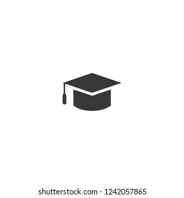 illustration of graduation hat icon