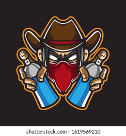 illustration of Graffiti Character logo, vector template