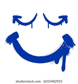 ilustração da forma da face do grafite