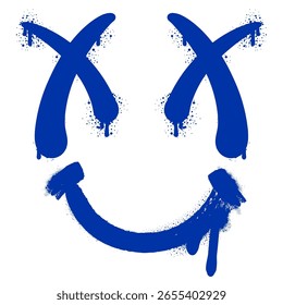 illustration of graffiti face shape