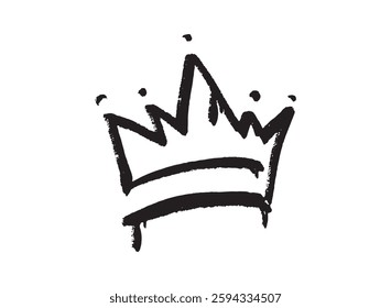 Illustration of an Graffiti Spray Crown