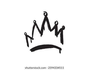 Illustration of an Graffiti Spray Crown
