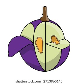 La ilustración de la fruta de la uva