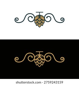 illustration of grape vintage logo