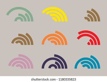 illustration of graph line chart for infographic elements .
