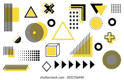 Illustration of graphic Abstract geometric graphic element vector