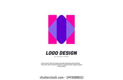 Illustration of graphic abstract infinity rectangle flat concept for company bussiness and corporate design vector