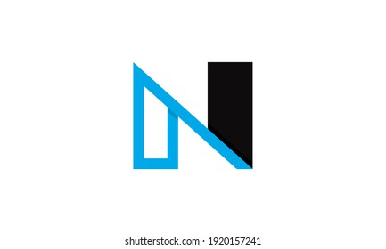 Illustration of graphic abstract initial logo n for buildings logo icons template