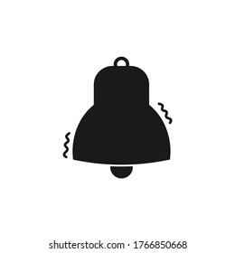 Illustration graphic of bell. notification icon. fit for web element.