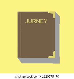 Illustration graphic of book flat design perfect for icon, logo, decoration, etc 