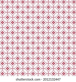 Illustration Graphic of chinese floral pattern vector background red