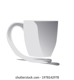 Illustration graphic cup and glasses 