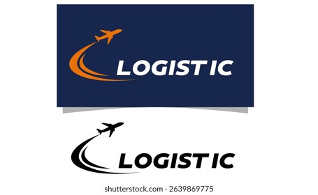 Illustration graphic design of express logistic transportation concept logo design template