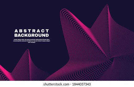 Illustration of graphic digital gradient overlay tech wallpaper glow fractal slide futuristic vector equalizer part 