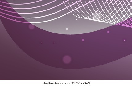 Illustration of graphic Geometric abstract background with connected lines and dots. Wave flow. Molecule and communication background.