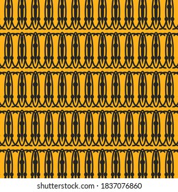 Illustration of graphic the geometric pattern by stripes seamless vector background black and yellow texture graphic part 12