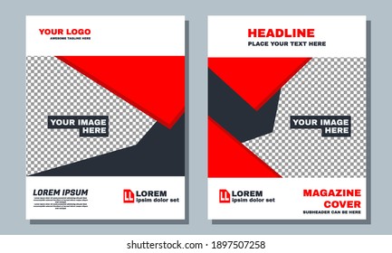 Illustration of graphic Geometric Shapes and Frames for Presentation, Annual Reports, Flyers, Brochures, Leaflets, Posters, Business Cards and Document Cover Pages Design