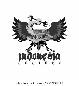 Illustration Graphic Indonesia Culture Stock Vector (royalty Free 