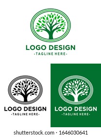 ilustración de logotipo Diseño de árbol excelente para el logotipo y la marca de las empresas 