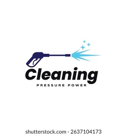 Illustration graphic of pressure power wash spray logo design template.
