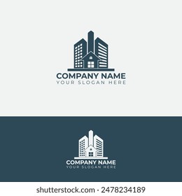 Illustration graphic Real estate of house building logo design
