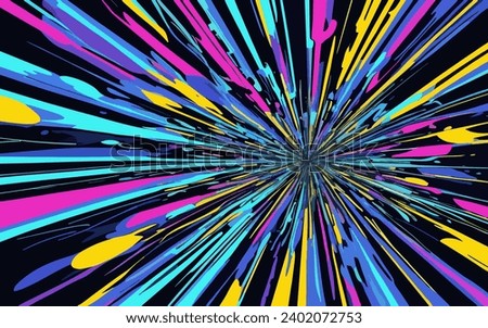 illustration graphic vector of Abstract background with colorful melted shapes