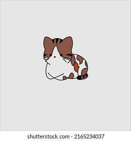 illustration graphic vector adorable cat animation