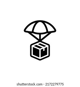 illustration graphic vector is airdrop package. Perfect for restaurant, coffee shop, apparel, cafe, hardware store, social media announcement, banner or flyer.