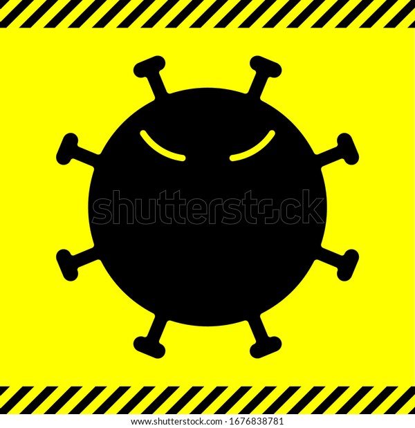 Illustration Graphic Vector Biohazard Sign Virus Stock Vector Royalty Free 1676838781