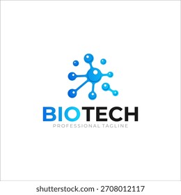Illustration graphic vector of biotech, bio technology logo design template