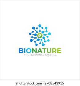 Illustration graphic vector of biotech, bio technology logo design template