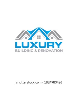 Illustration graphic vector of building house, renovation logo design template